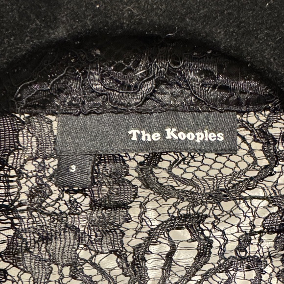 The Kooples Black Lace Blouse - Picture 2 of 3